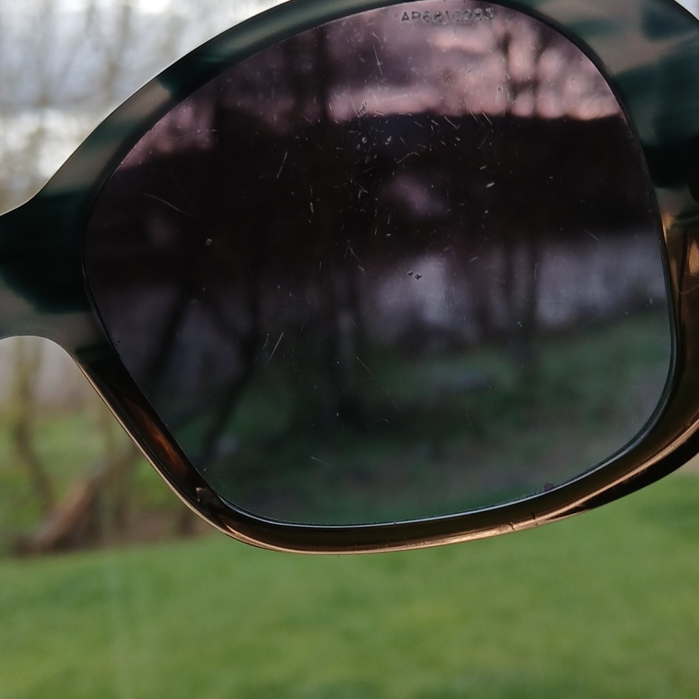 Prada Blue W/Brown Tortoiseshell Pattern Sunglasses Frames Prada Case Included! - Picture 7 of 13